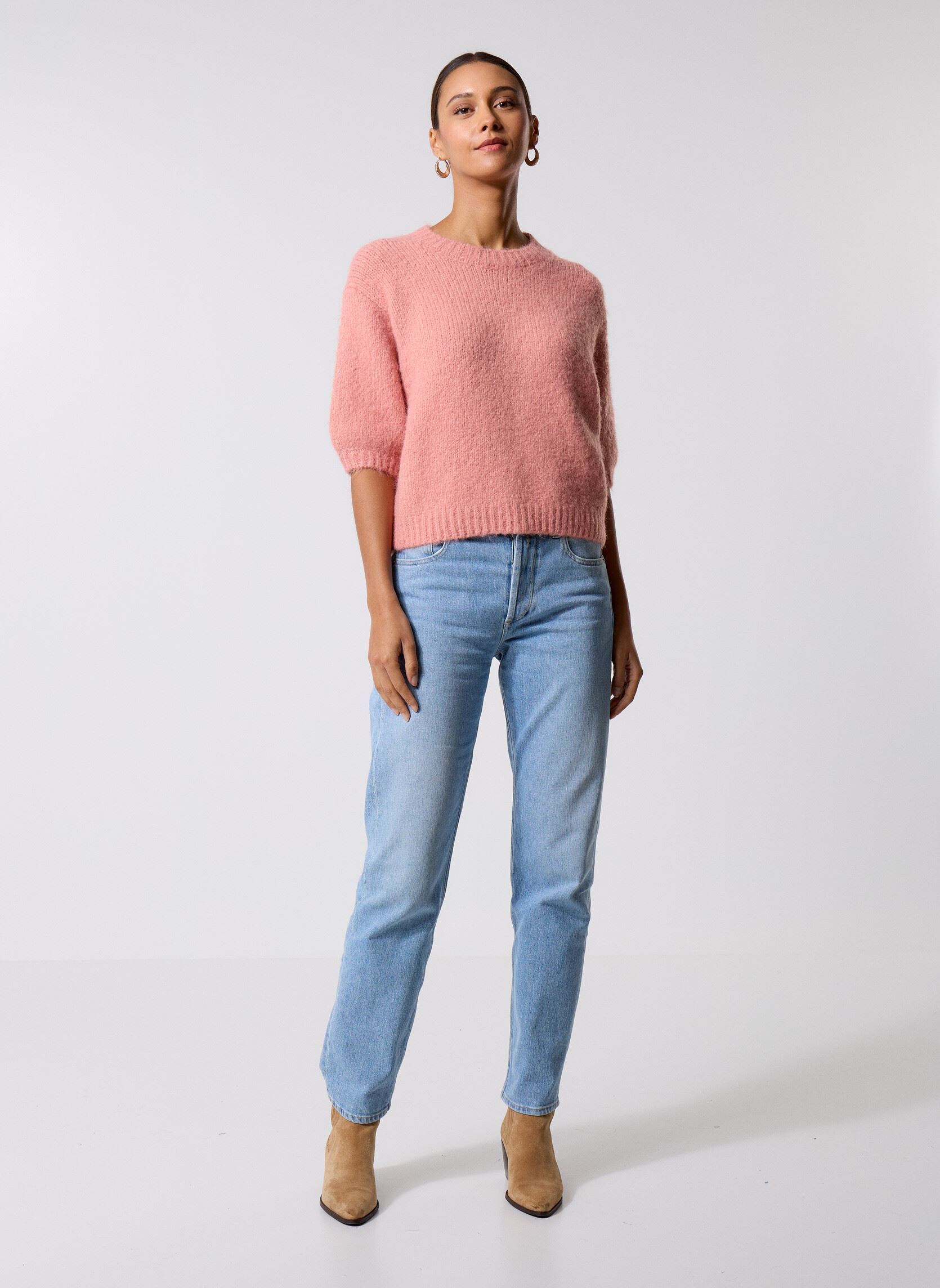 Pulls Lycie 78323 femme rose ARTLOVE Pulls Lycie 78323 femme rose Pink