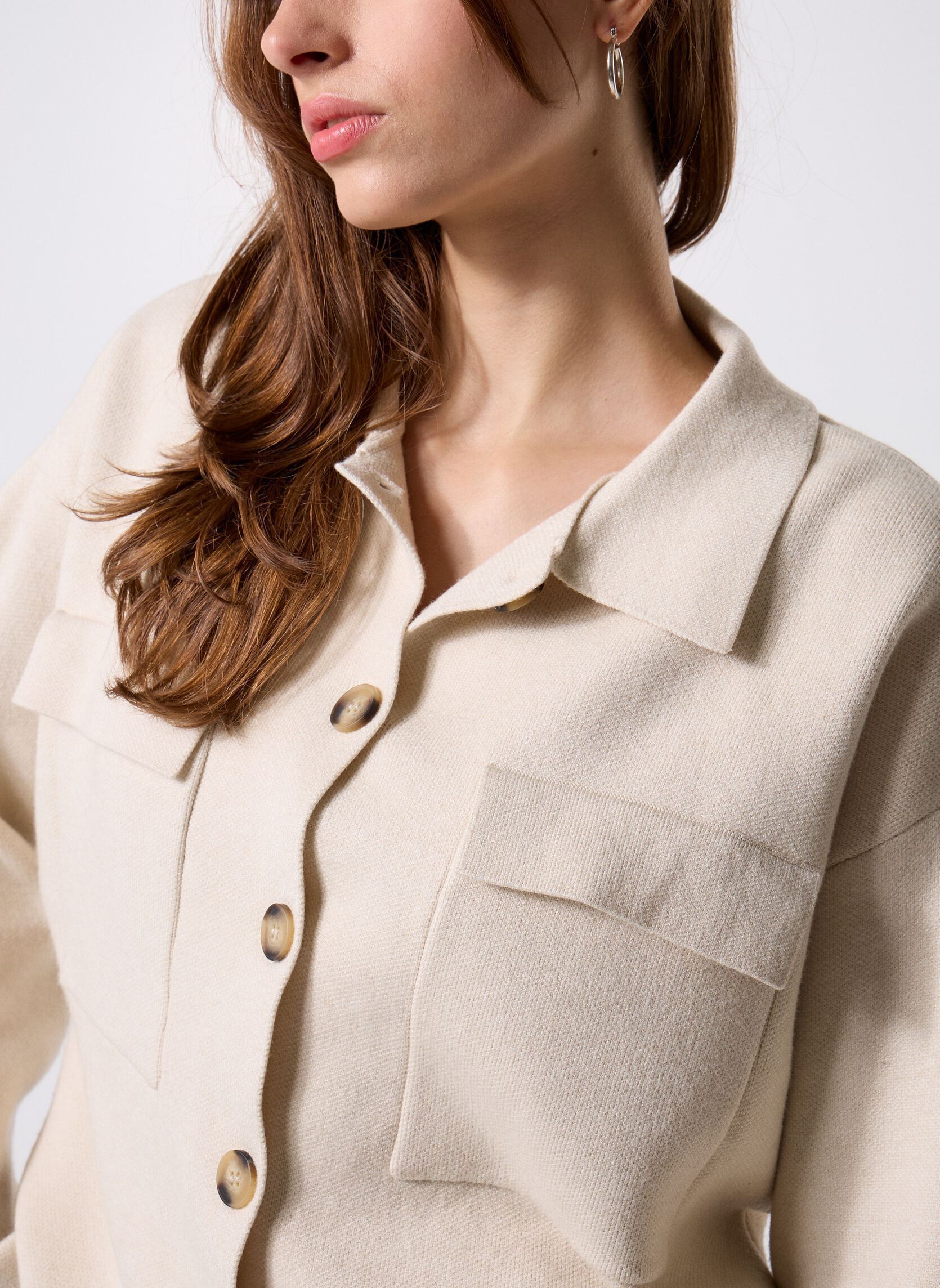 Gilets Chloee 78369 femme beige ARTLOVE Gilets Chloee 78369 femme beige L-Beige
