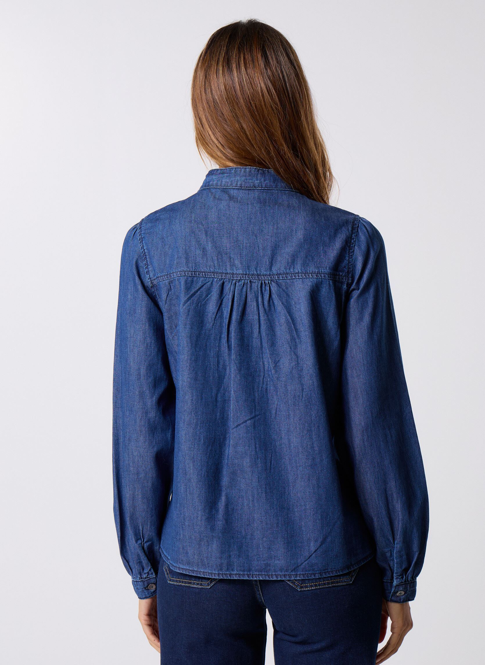 Langarm-Hemden Clemence 78503 damen blau ARTLOVE Langarm-Hemden Clemence 78503 damen blau Denim-Blue