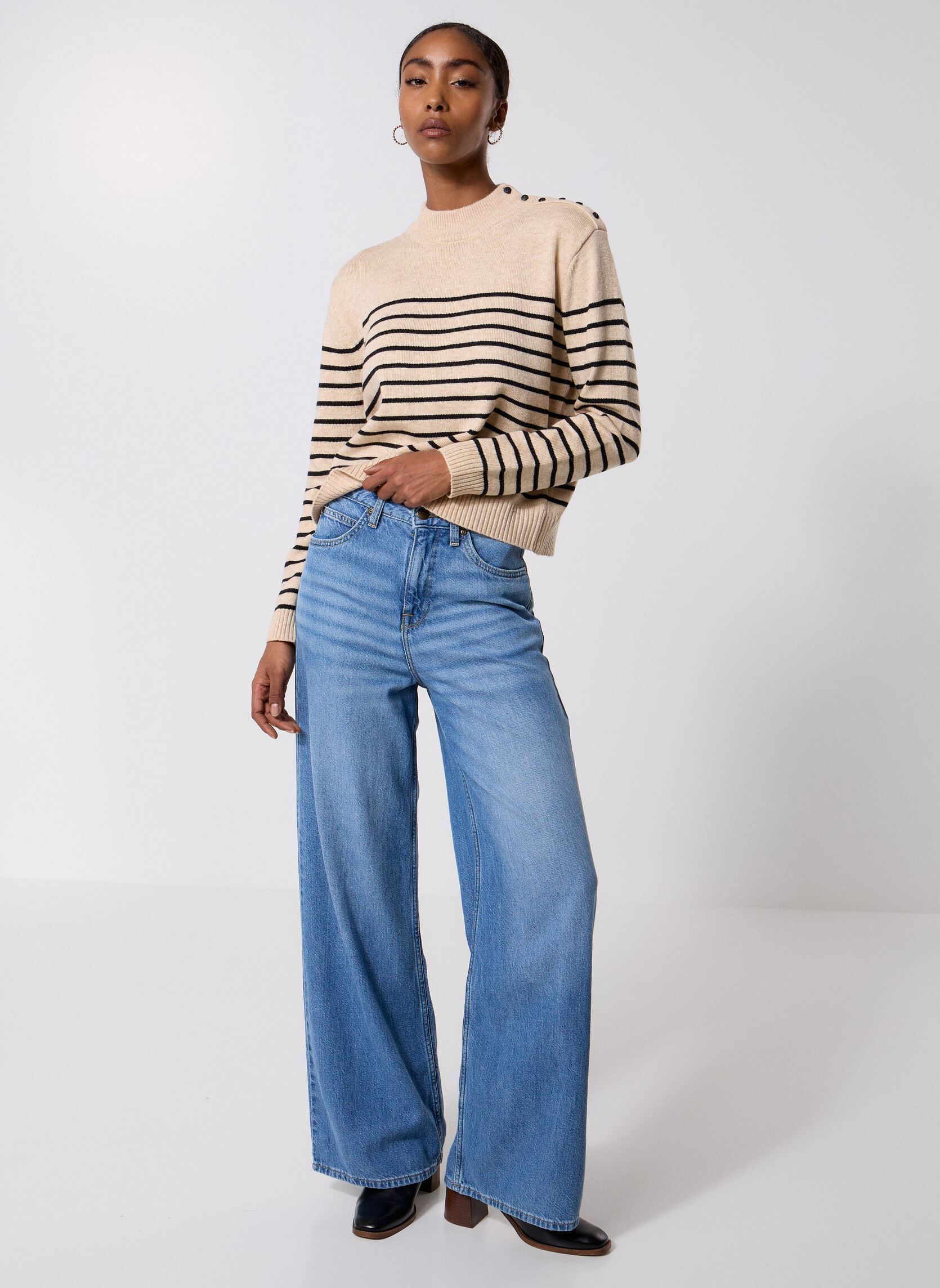 Pulls Marina 78309 femme beige ARTLOVE Pulls Marina 78309 femme beige L-Beige
