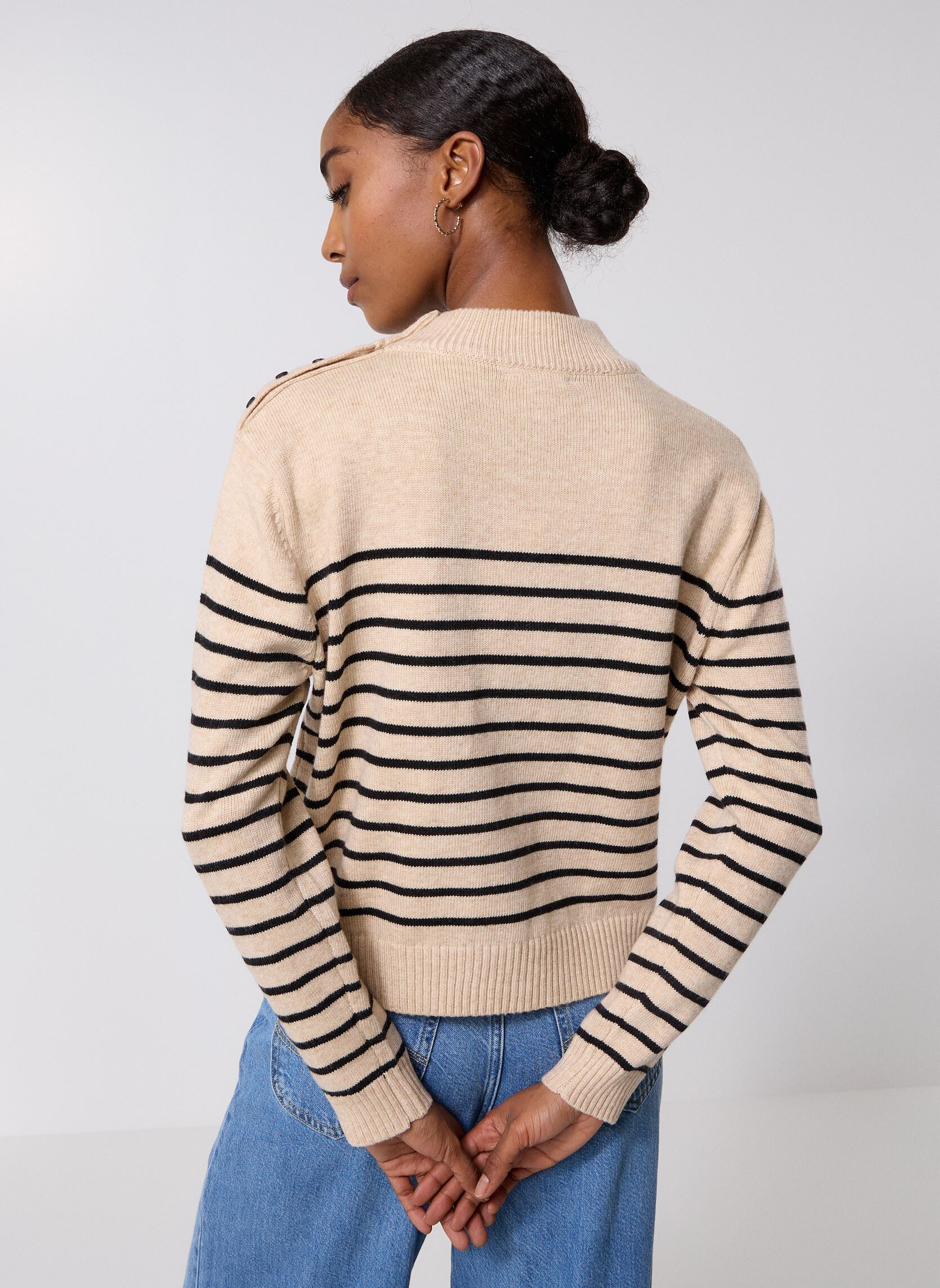 Pulls Marina 78309 femme beige ARTLOVE Pulls Marina 78309 femme beige L-Beige