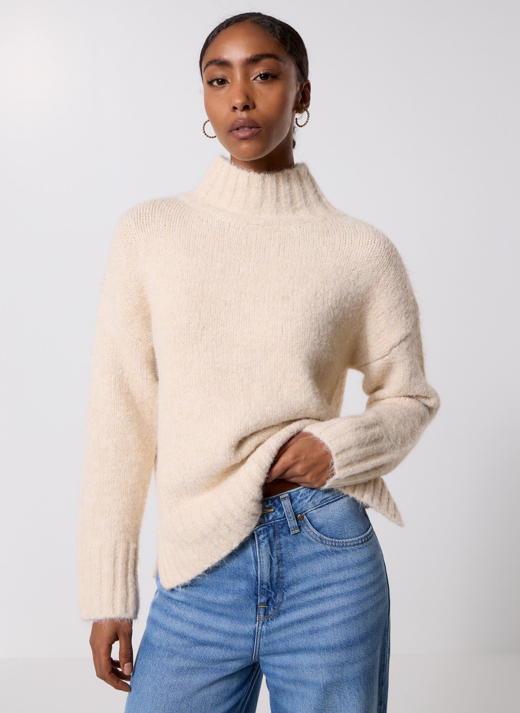 Pulls Belinda 78325 femme beige ARTLOVE Pulls Belinda 78325 femme beige L-Beige