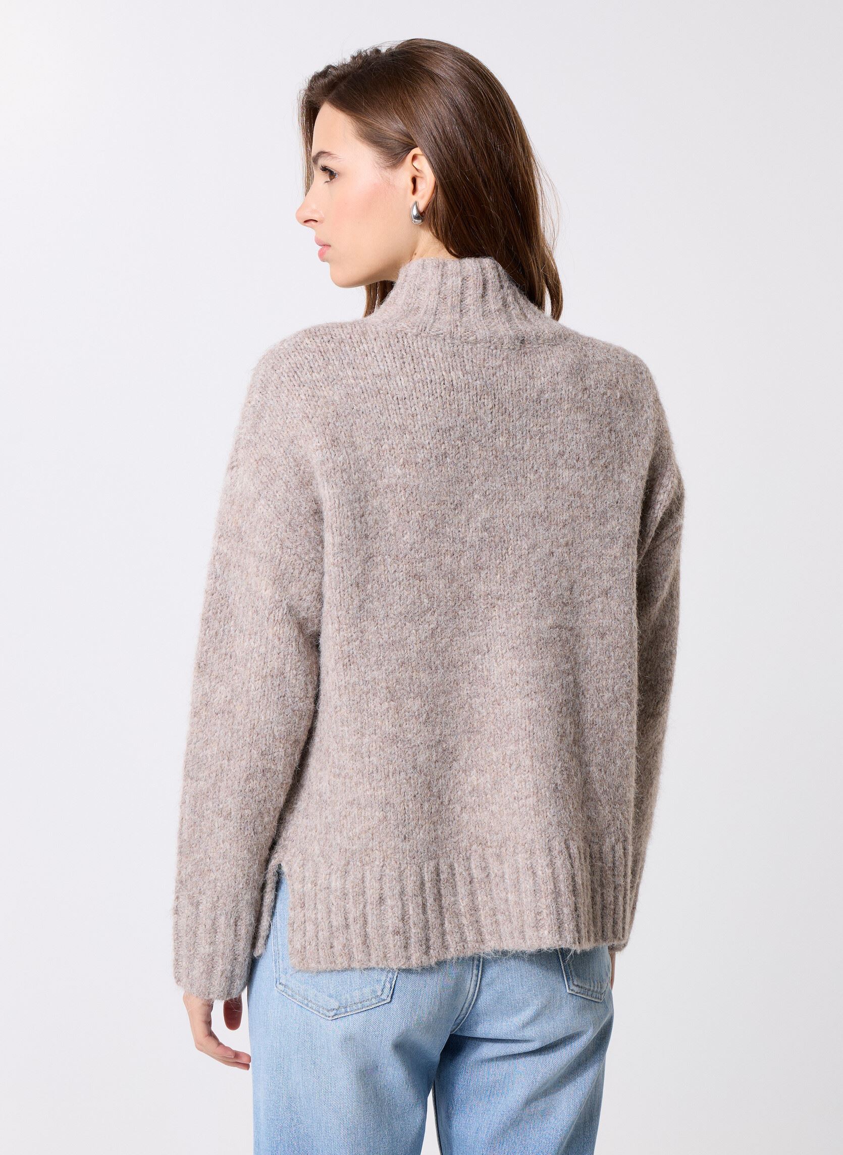 Pulls Belinda 78325 femme marron ARTLOVE Pulls Belinda 78325 femme marron Taupe