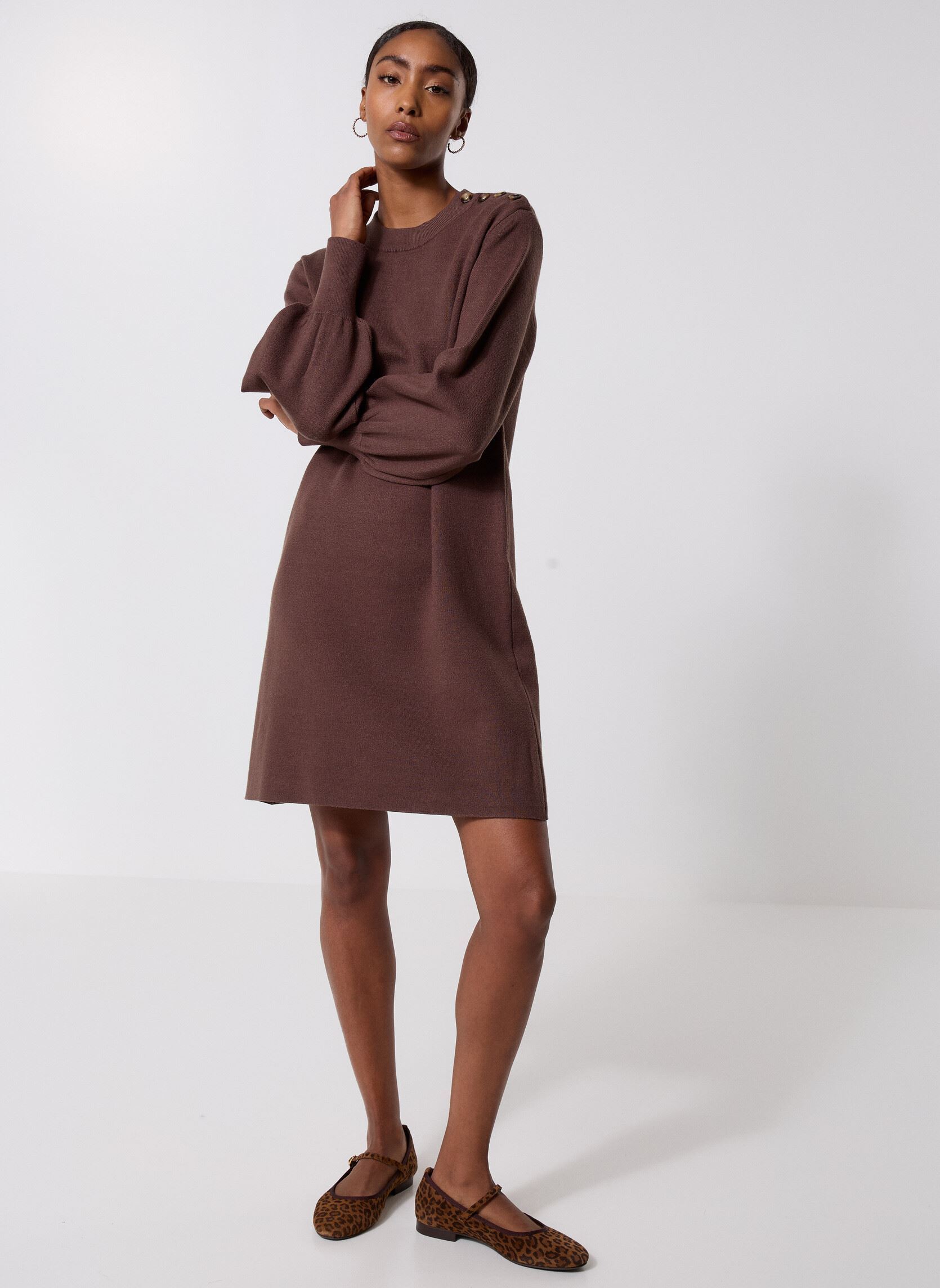 Jurken Frida 78612 dames bruin ARTLOVE Jurken Frida 78612 dames bruin Brown