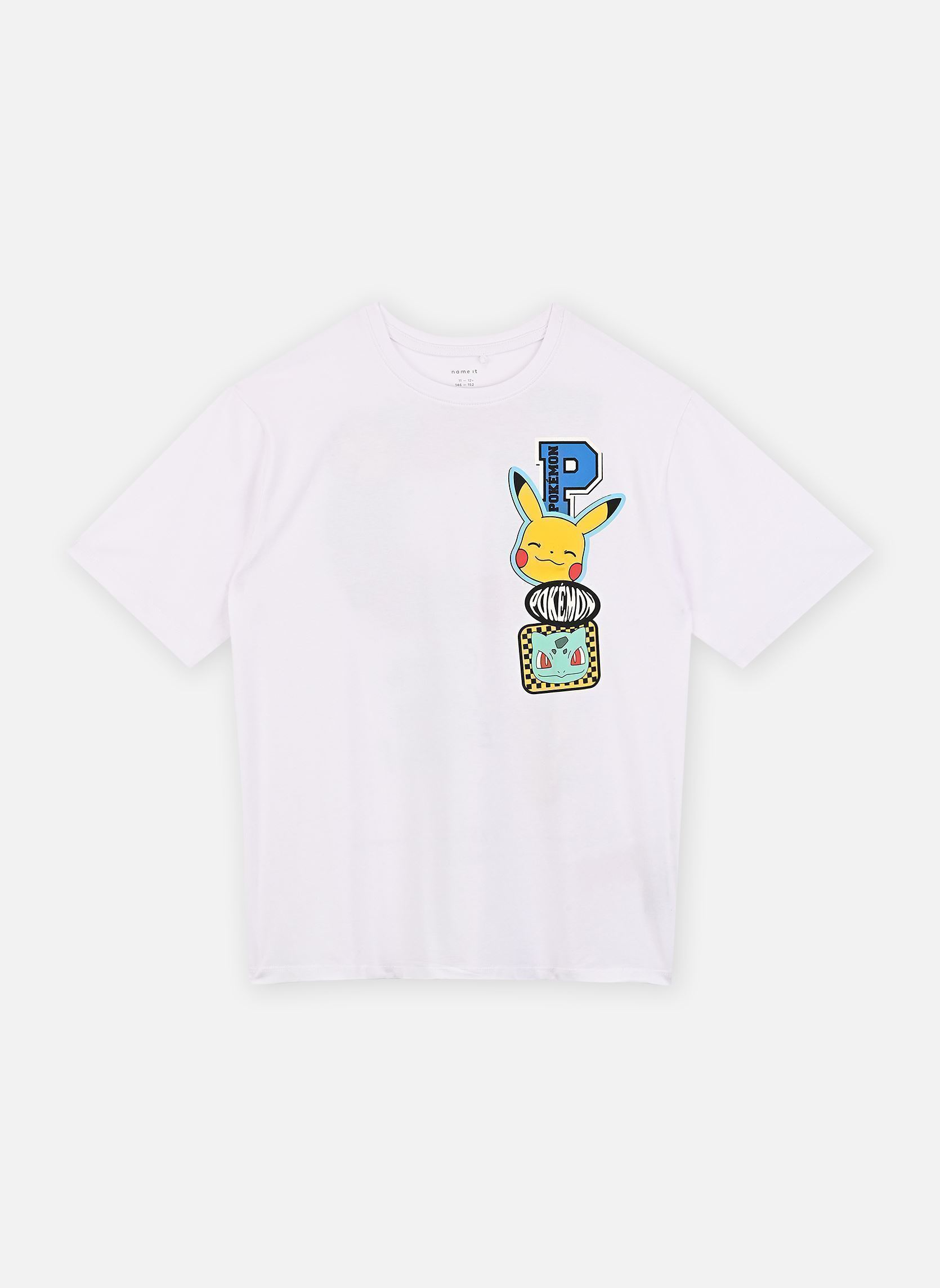 Tee-shirts manches courtes Nkmjeno Pokemon Nreg Ss Top Box Noos Sky garçon blanc Name it Tee-shirts manches courtes Nkmjeno Pokemon Nreg Ss Top Box Noos Sky garçon blanc BRIGHT WHITE
