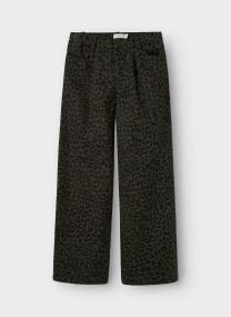 Pantalons Nkfbella Wide Leo Twi Pants 3270-Hp L garçon vert