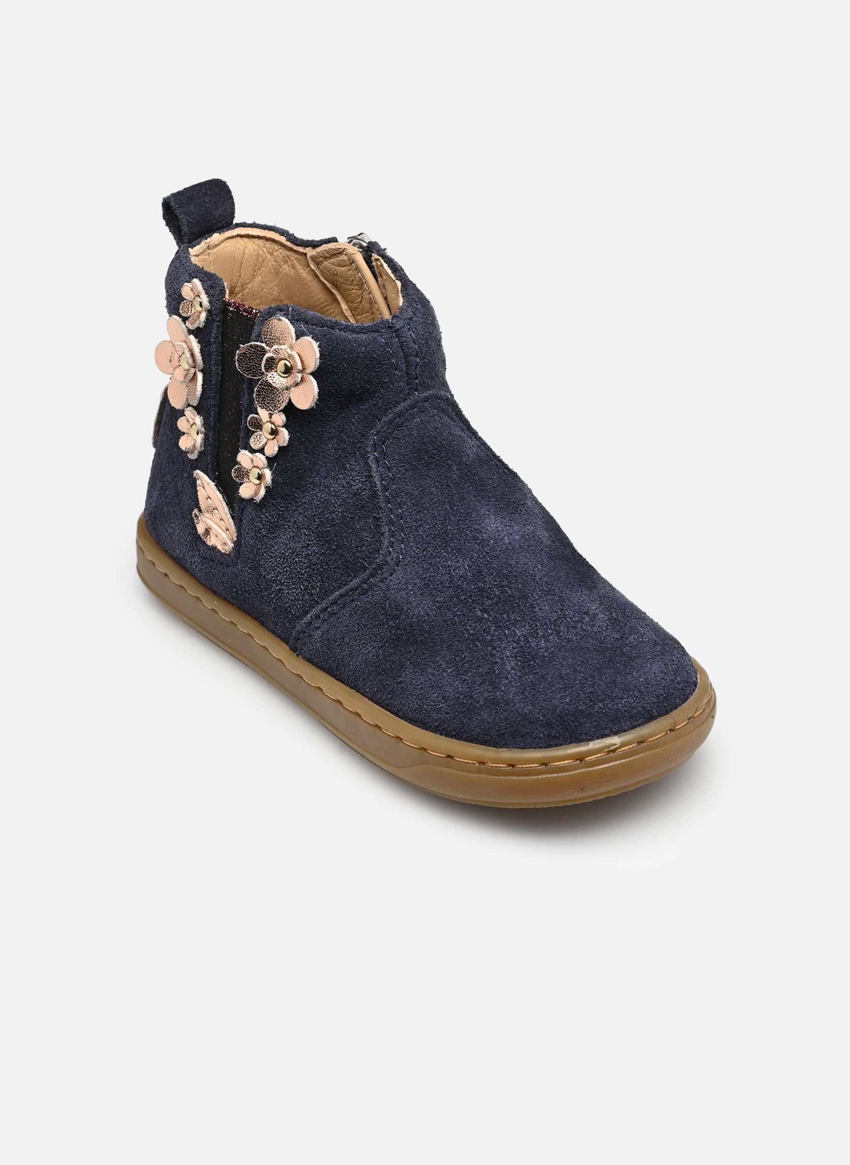 Chaussures premiers pas Bouba Multiflo fille bleu Shoo Pom Chaussures premiers pas Bouba Multiflo fille bleu NAVY