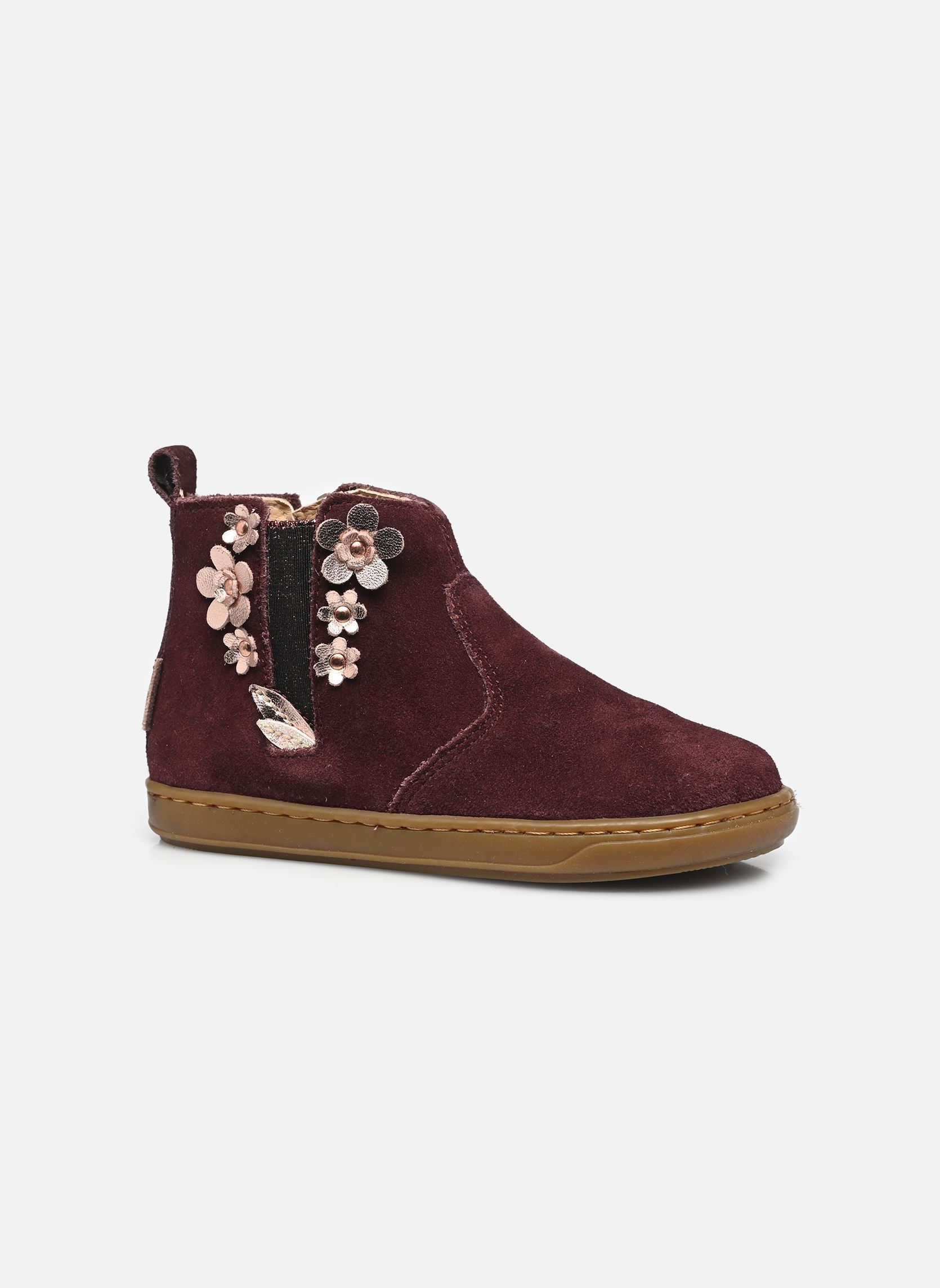 Bottines Bouba Multiflo fille violet Shoo Pom Bottines Bouba Multiflo fille violet PURPLE