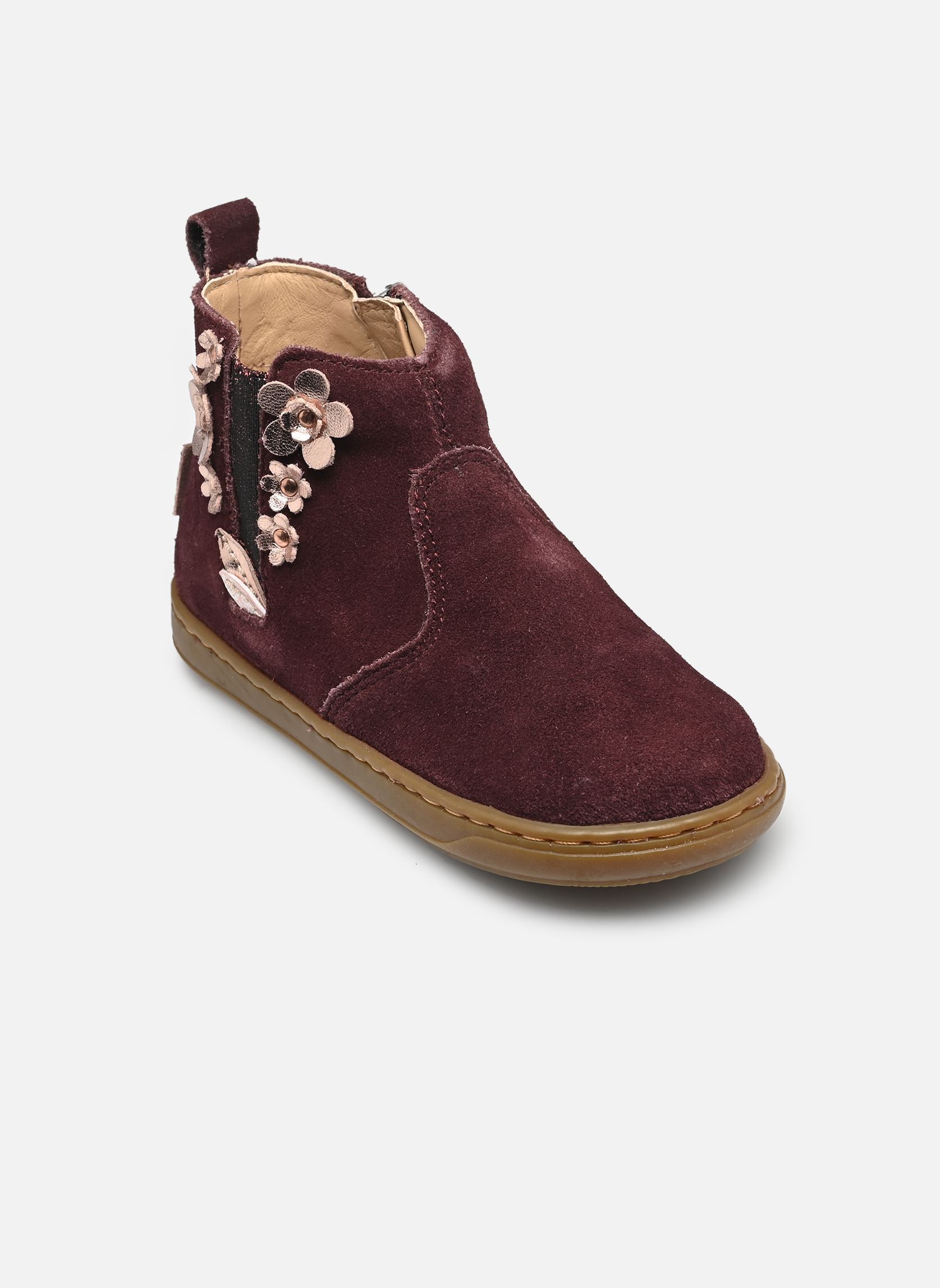 Bottines Bouba Multiflo fille violet Shoo Pom Bottines Bouba Multiflo fille violet PURPLE