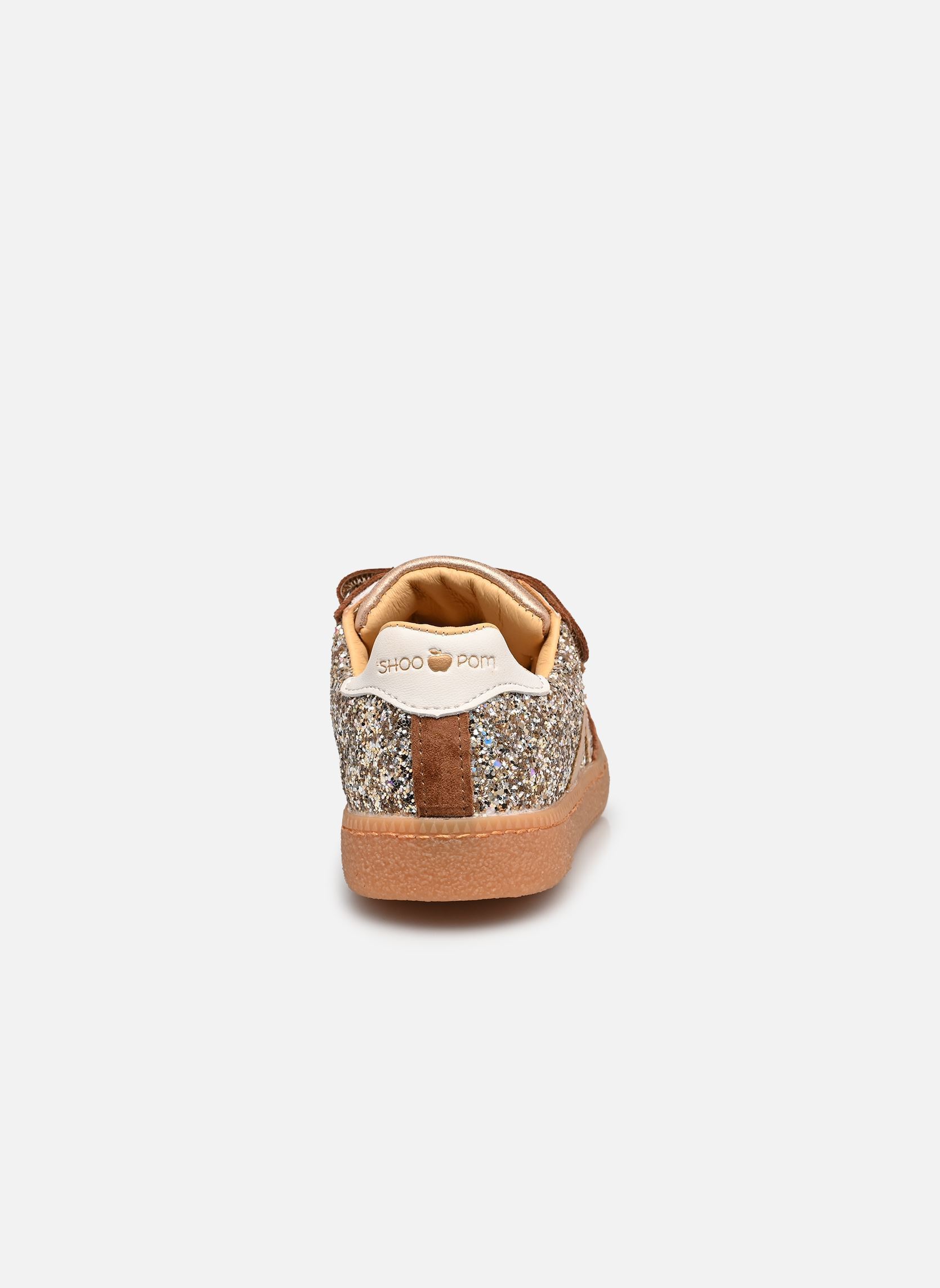 Niedrige Sneaker Yuzu Lo Scratch mädchen gold und bronze Shoo Pom Niedrige Sneaker Yuzu Lo Scratch mädchen gold und bronze BROWN-PLATINE