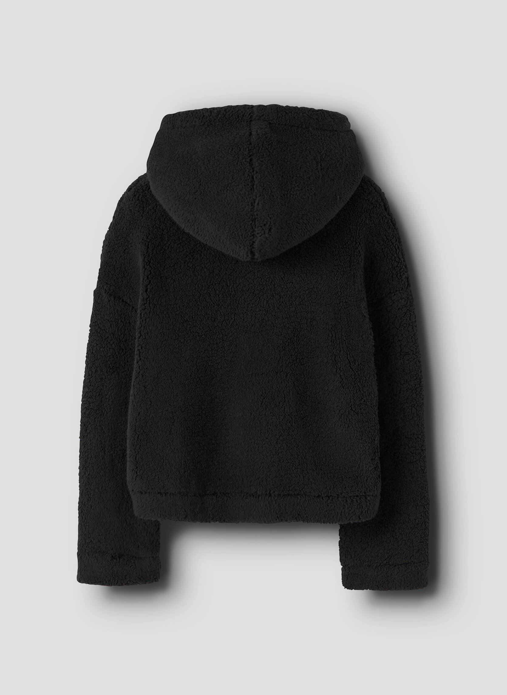 Kapuzenpullover Nkfodette Ls Teddy Pullover Wh Ps mädchen schwarz Name it Kapuzenpullover Nkfodette Ls Teddy Pullover Wh Ps mädchen schwarz BLACK