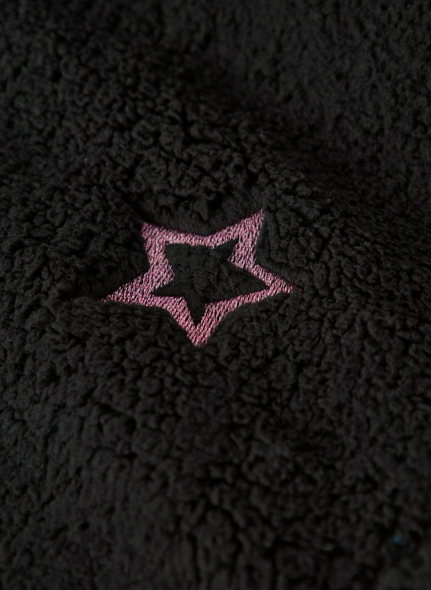 Kapuzenpullover Nkfodette Ls Teddy Pullover Wh Ps mädchen schwarz Name it Kapuzenpullover Nkfodette Ls Teddy Pullover Wh Ps mädchen schwarz BLACK