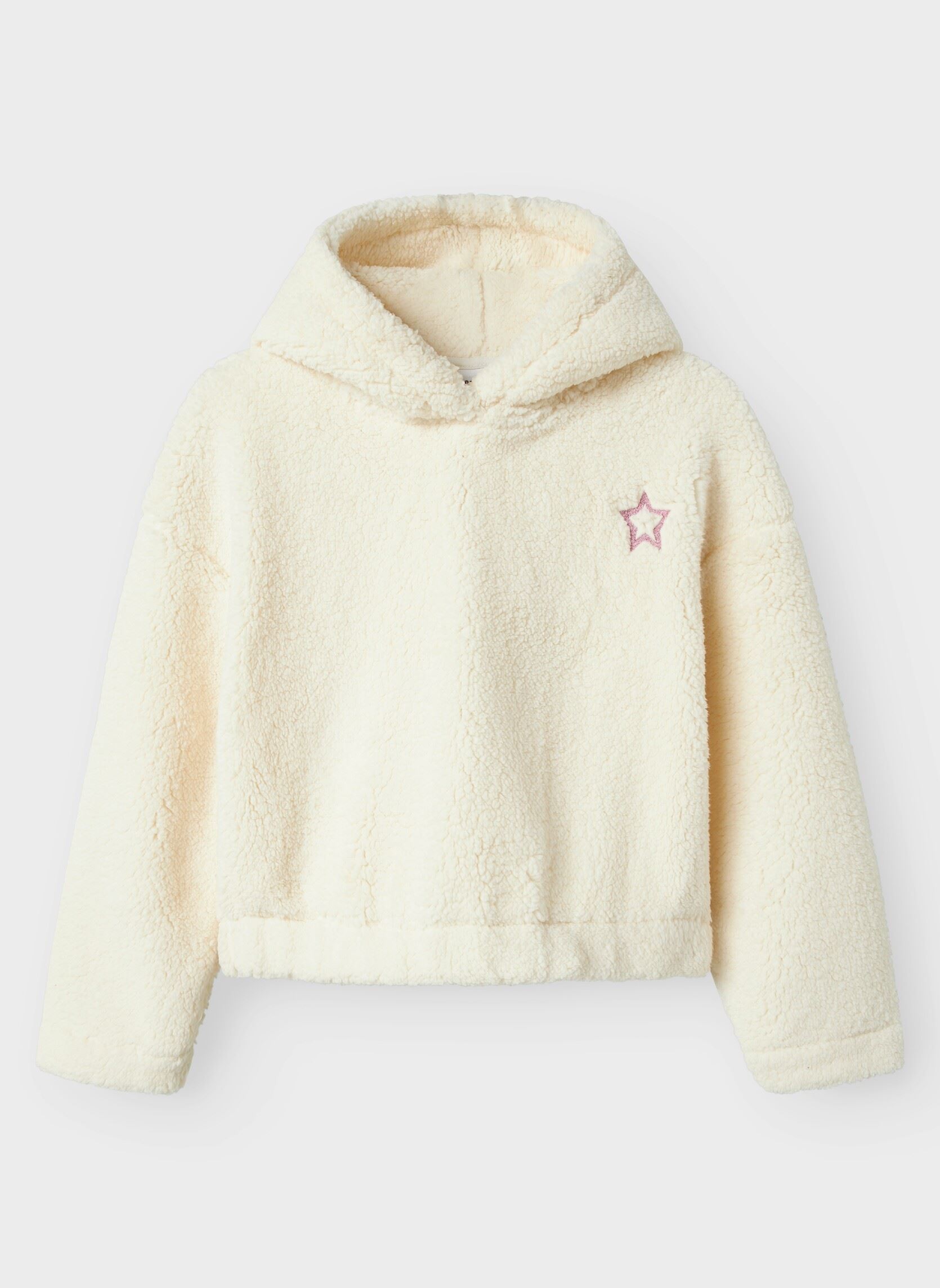 Sweats à capuche Nkfodette Ls Teddy Pullover Wh Ps fille beige Name it Sweats à capuche Nkfodette Ls Teddy Pullover Wh Ps fille beige JET STREAM