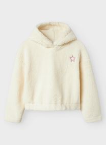 Kapuzenpullover Nkfodette Ls Teddy Pullover Wh Ps mädchen schwarz