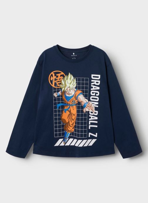 Name it Langarm-T-Shirts Nkmalvi Dragonb Ls Nreg Top Box Vde jungen blau