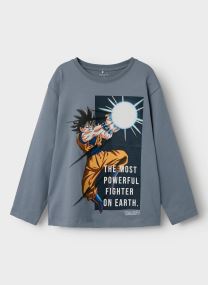 T-shirts met lange mouwen Nkmalvi Dragonb Ls Nreg Top Box Vde jongens blauw