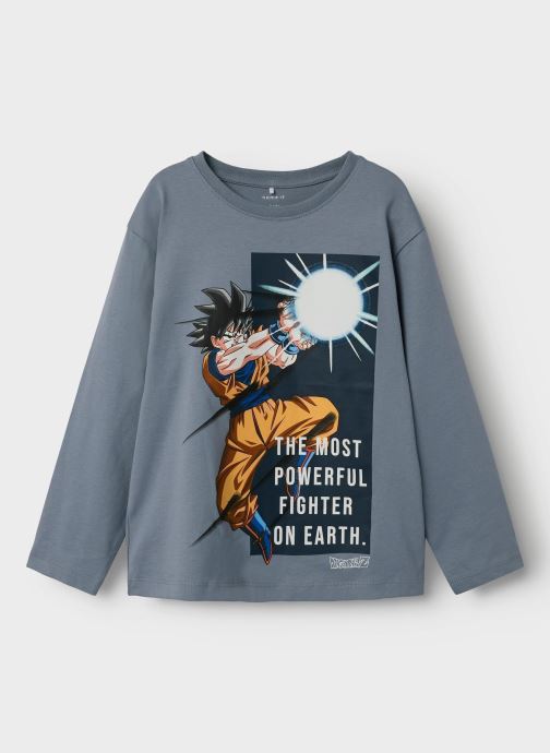Name it Tee-shirts manches longues Nkmalvi Dragonb Ls Nreg Top Box Vde garçon bleu