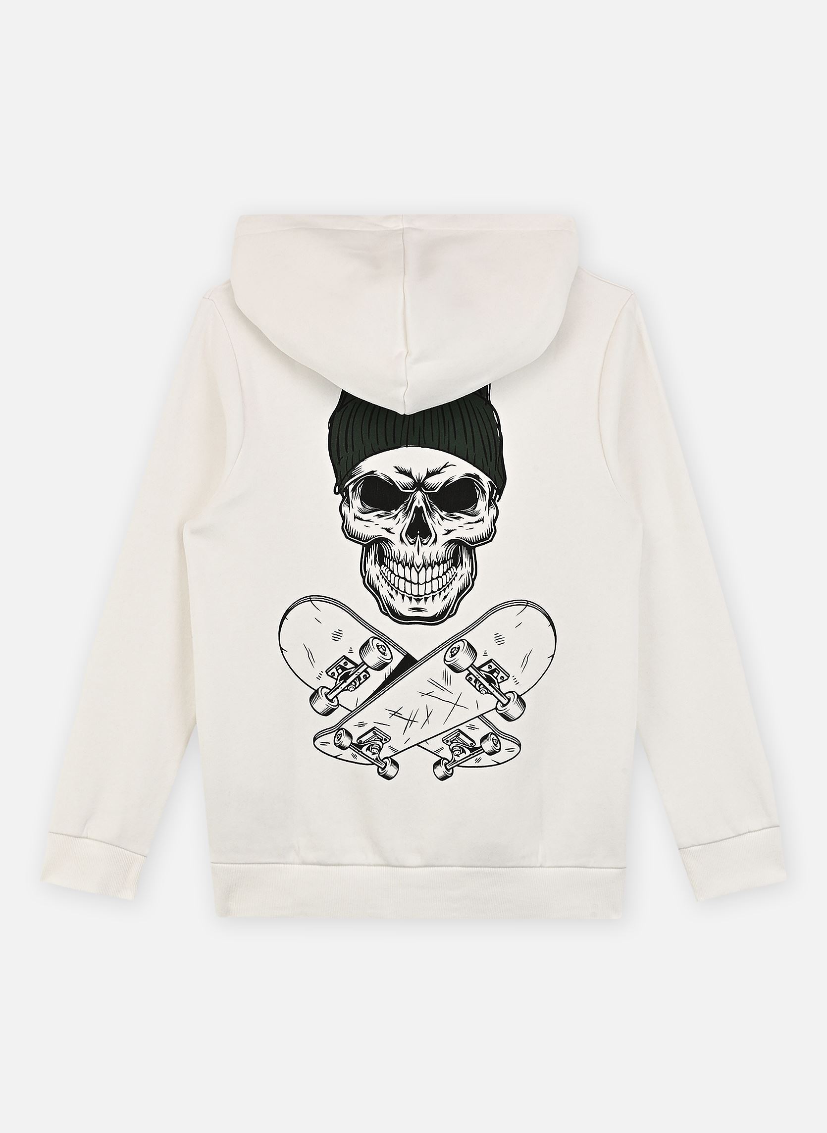 Sweats à capuche Nkmnole Ls Swe Wh Bru Ps garçon blanc Name it Sweats à capuche Nkmnole Ls Swe Wh Bru Ps garçon blanc CLOUD DANCER