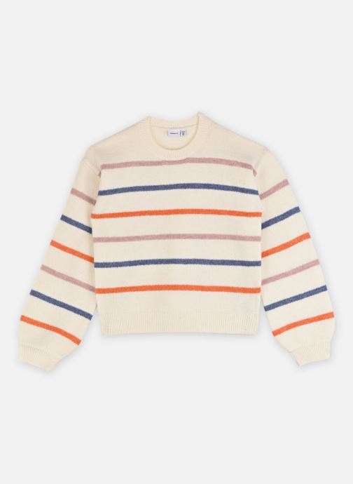 Name it Truien Nkfolenska Ls Knit Box meisjes wit