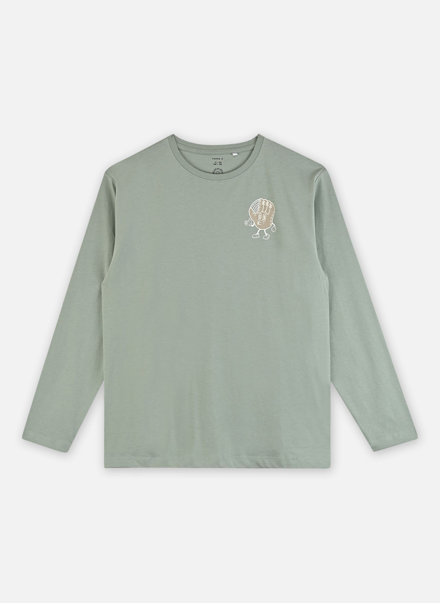 Langarm-T-Shirts Nkmothon Ls Nreg Top Ps jungen grün Name it Langarm-T-Shirts Nkmothon Ls Nreg Top Ps jungen grün JADEITE