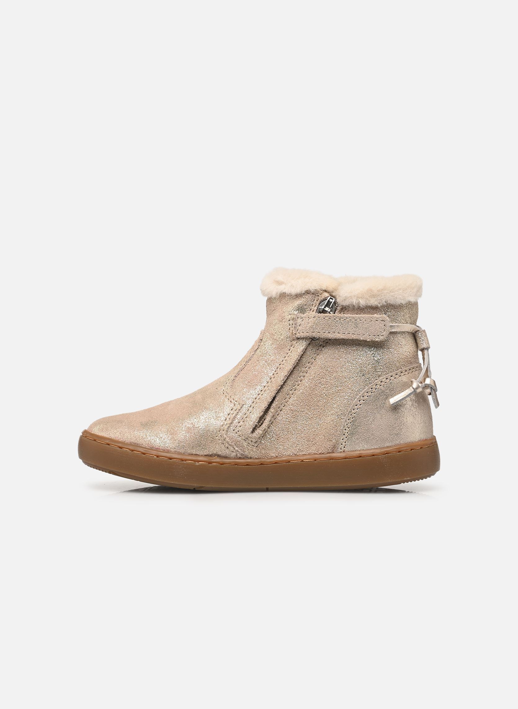 Laarzen Play Fur Sweet meisjes goud en brons Shoo Pom Laarzen Play Fur Sweet meisjes goud en brons TAUPE-PLATINE