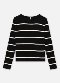 Pulls Kogibi Ls Rib Boatneck Cp Knt fille blanc