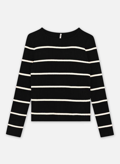Kids Only Truien Kogibi Ls Rib Boatneck Cp Knt meisjes zwart