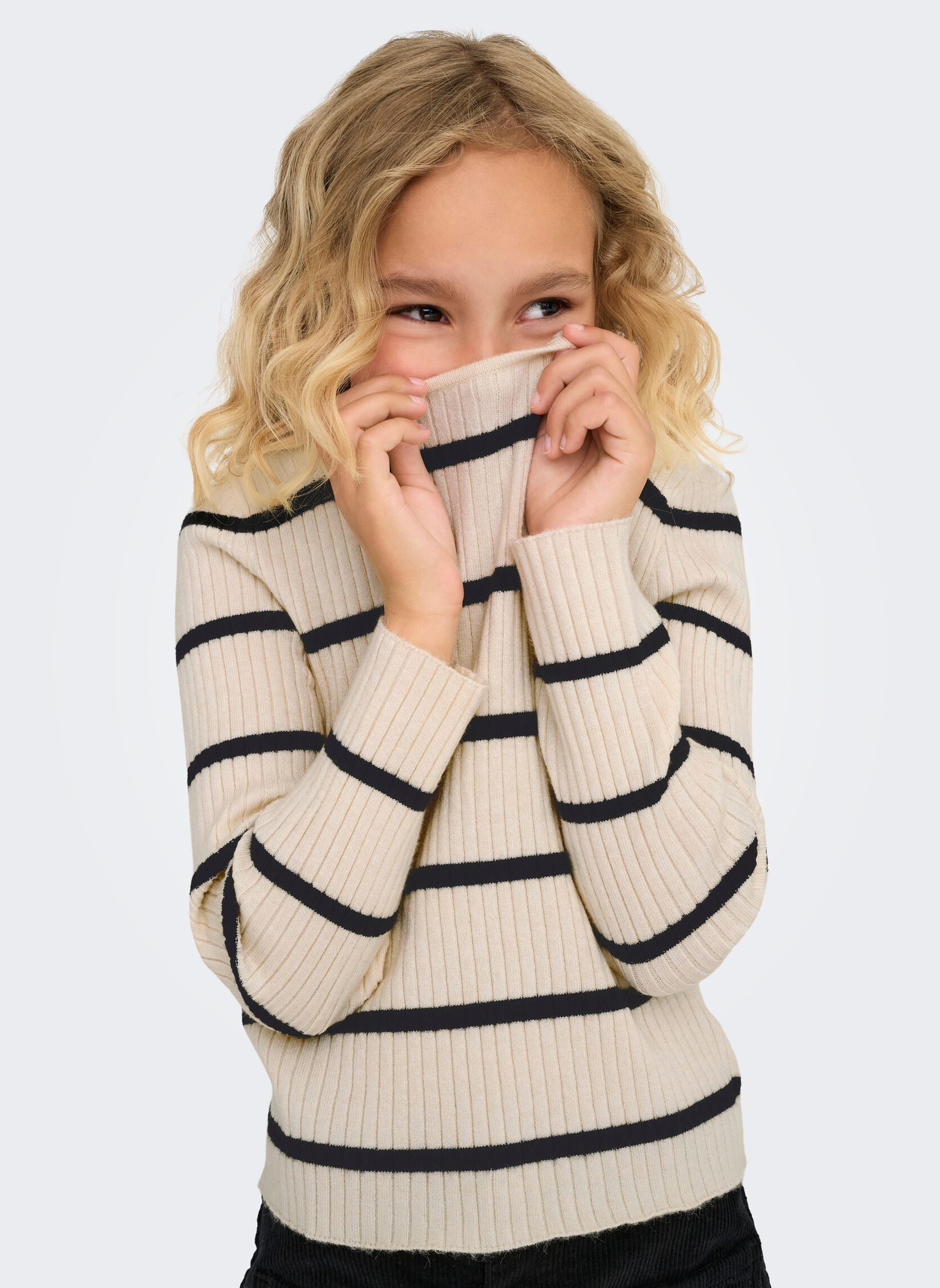 Pulls Kogibi Ls Rib Boatneck Cp Knt fille blanc Kids Only Pulls Kogibi Ls Rib Boatneck Cp Knt fille blanc WHITECAP GRAY