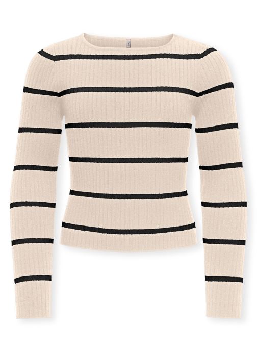 Kids Only Truien Kogibi Ls Rib Boatneck Cp Knt meisjes wit