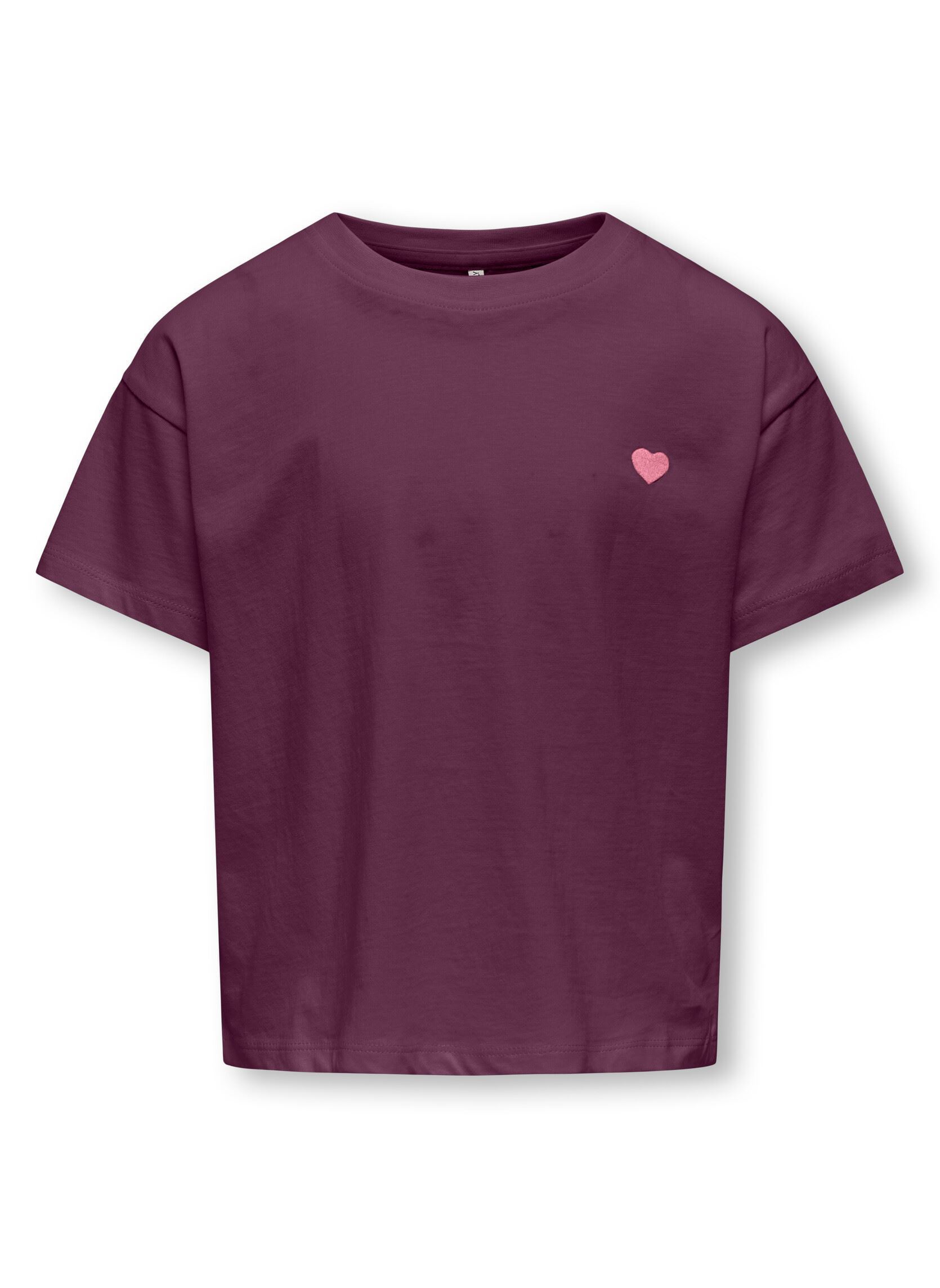 Vêtements Kids Only Kogmaiken Life Cropheart Ss Top Jrs Noos pour Accessoires - vue 2