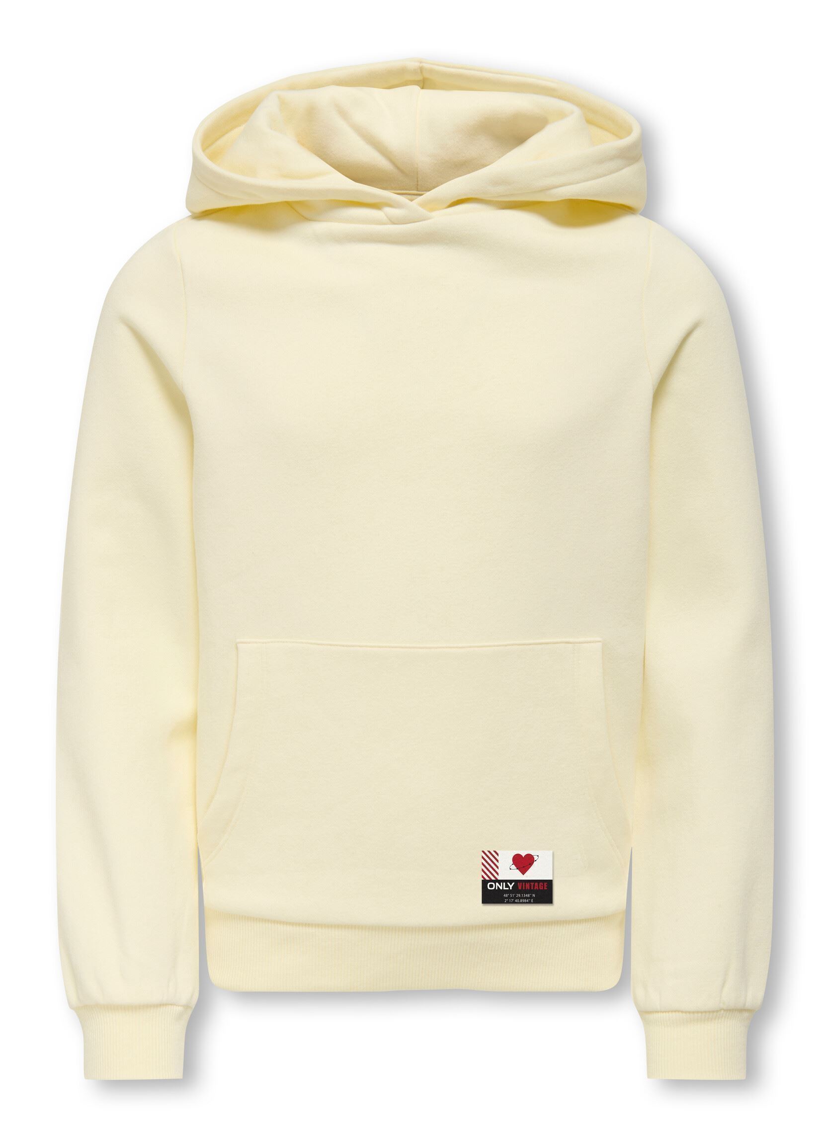 Vêtements Kids Only Kognoomi Vinta Label Ls Hood Cs Swt Noos pour Accessoires