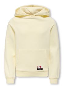 Kapuzenpullover Kognoomi-Vinta Label Ls Hood Cs Swt Noos mädchen weiß Kids Only Kapuzenpullover Kognoomi-Vinta Label Ls Hood Cs Swt Noos mädchen weiß ANTIQUE WHITE