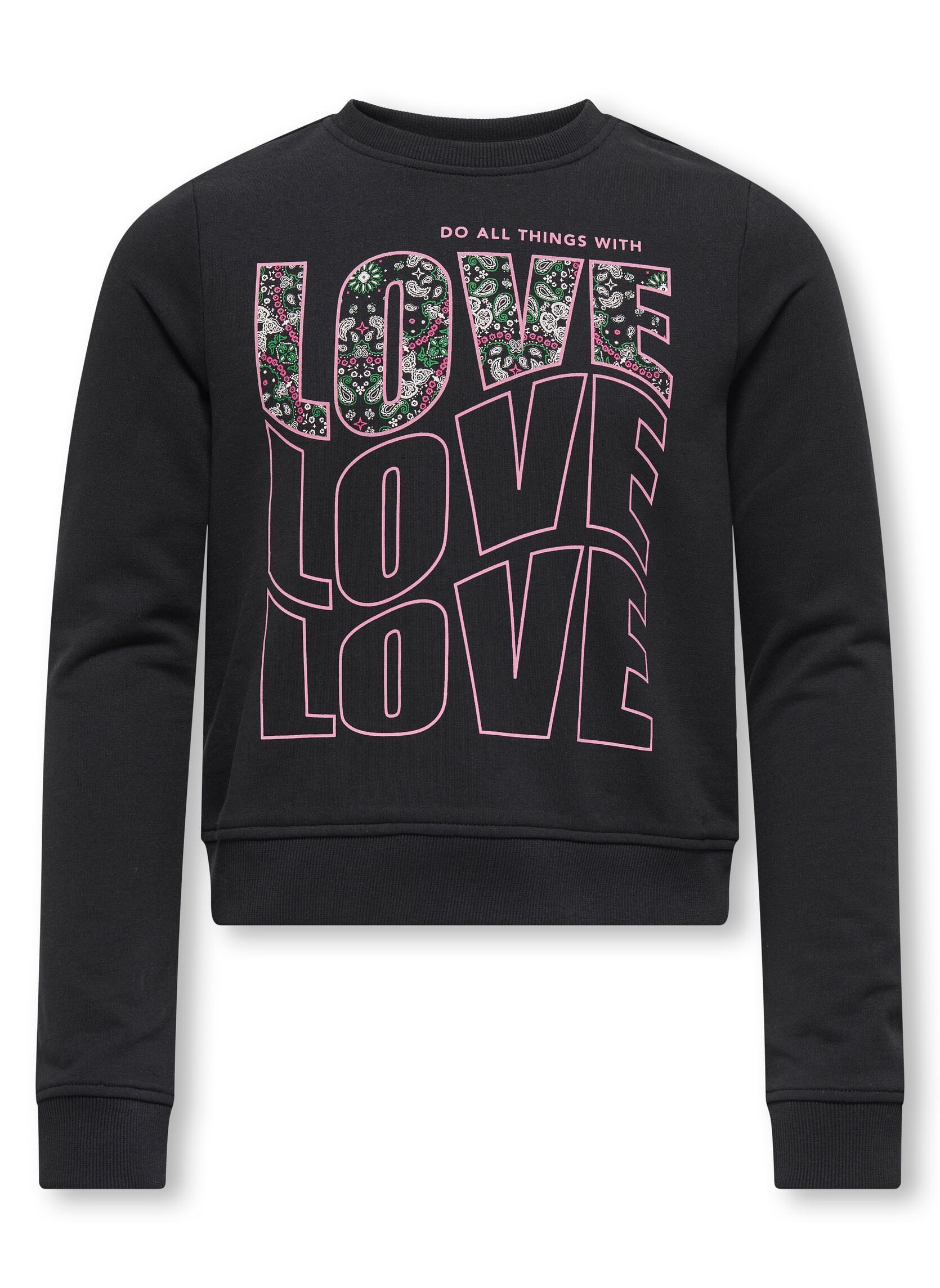 Vêtements Kids Only Kogceleste Life / Short O Neck Fr Swt pour Accessoires - vue 2