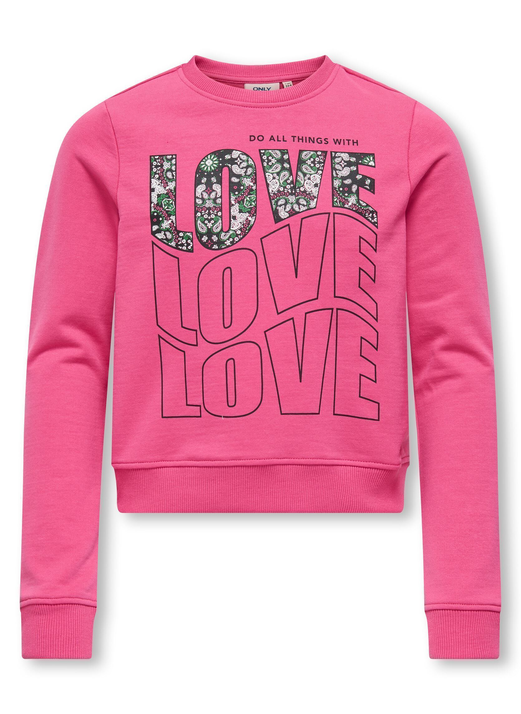 Vêtements Kids Only Kogceleste Life / Short O Neck Fr Swt pour Accessoires