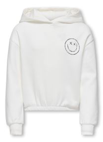 Jersey con capucha Kogcooper Life Smile L/S Hood Fr Swt niña blanco Kids Only Jersey con capucha Kogcooper Life Smile L/S Hood Fr Swt niña blanco CLOUD DANCER