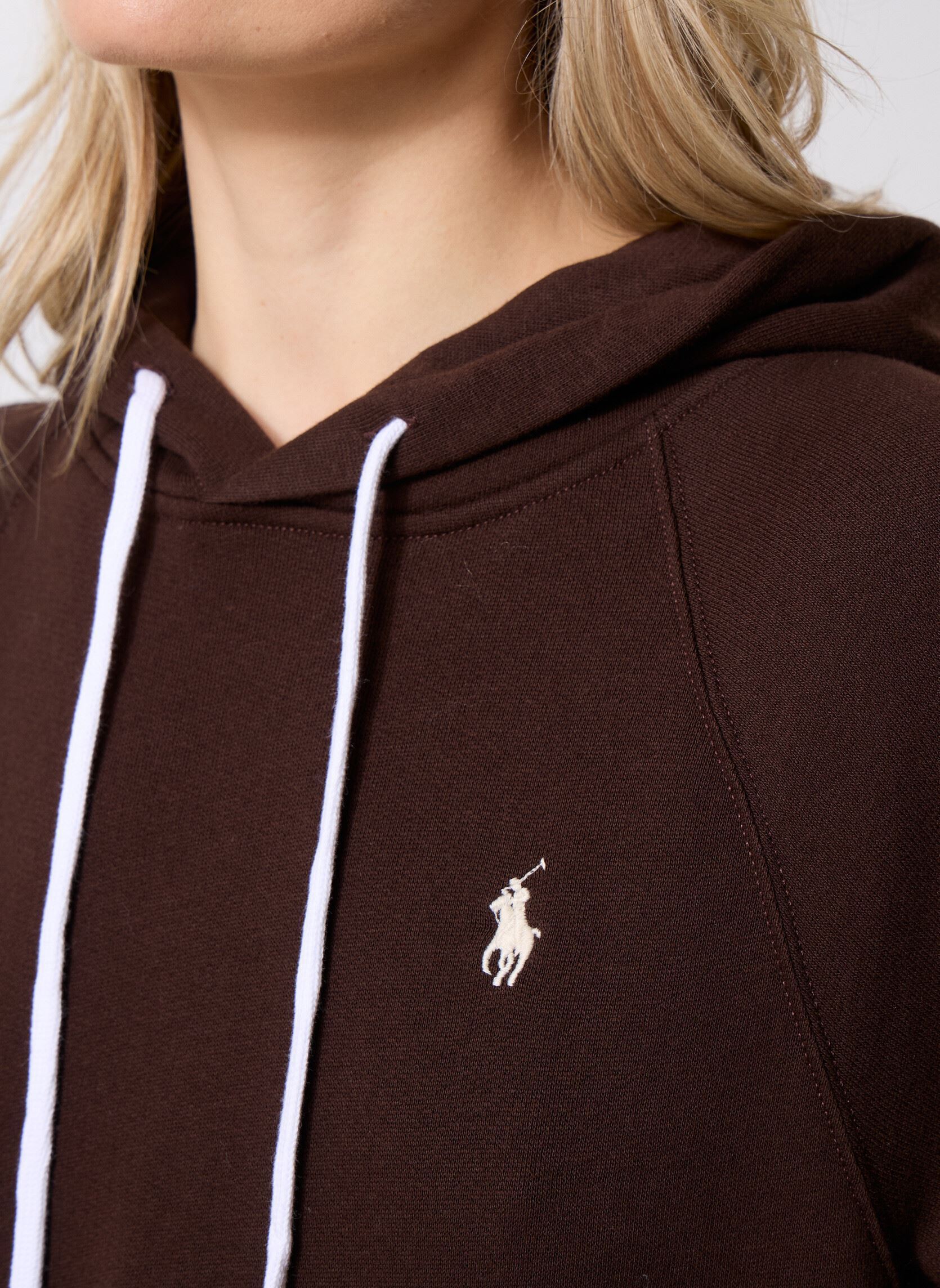 Kapuzenpullover KNIT-SWEATSHIRT HOODIE damen braun Polo Ralph Lauren Kapuzenpullover KNIT-SWEATSHIRT HOODIE damen braun CIRCUIT BROWN