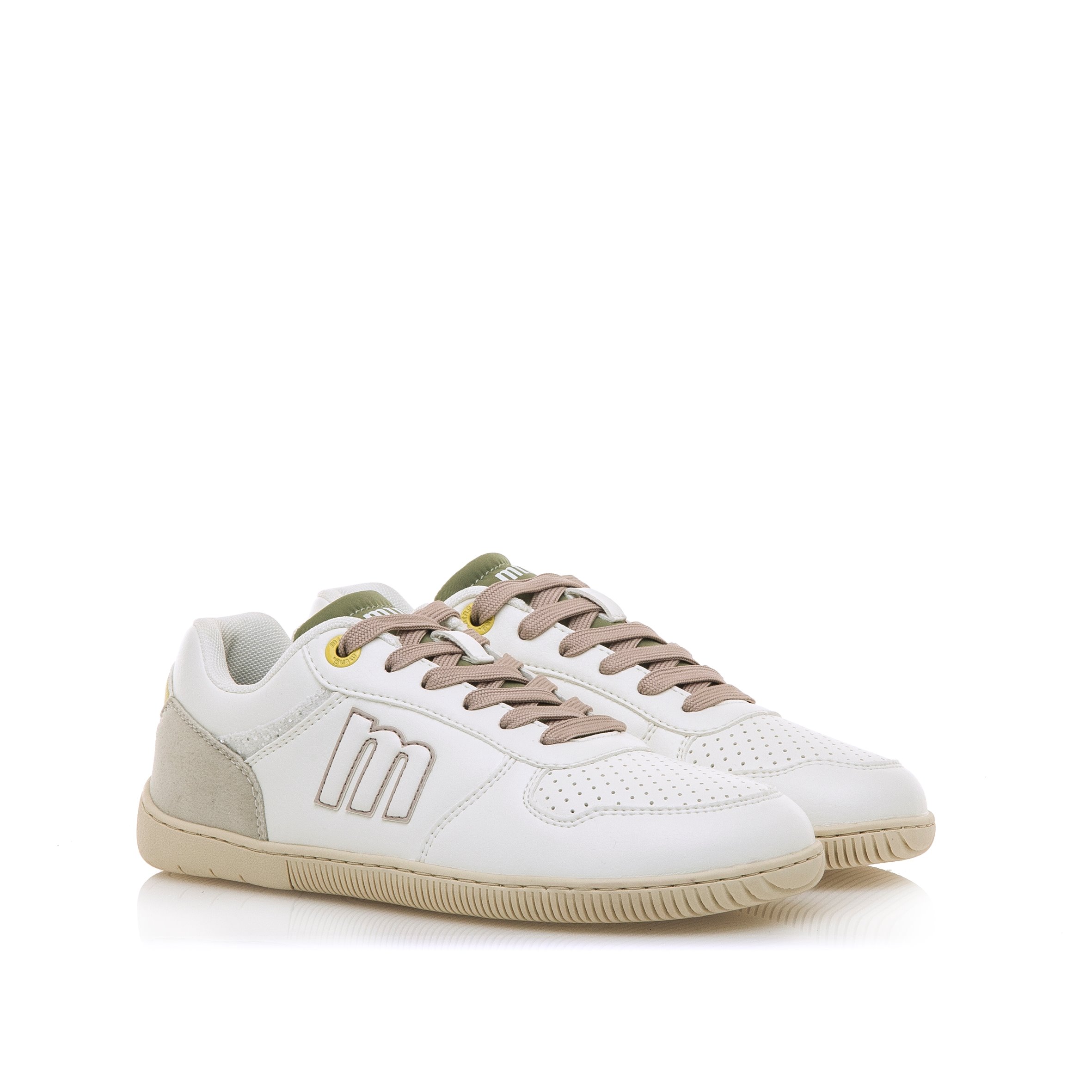 Baskets basses Sneakers Femme MTNG FREE ARIA marron femme blanc MTNG Baskets basses Sneakers Femme MTNG FREE ARIA marron femme blanc Blanc mat