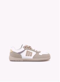 Baskets basses Sneakers Femme MTNG FREE ARIA marron femme blanc