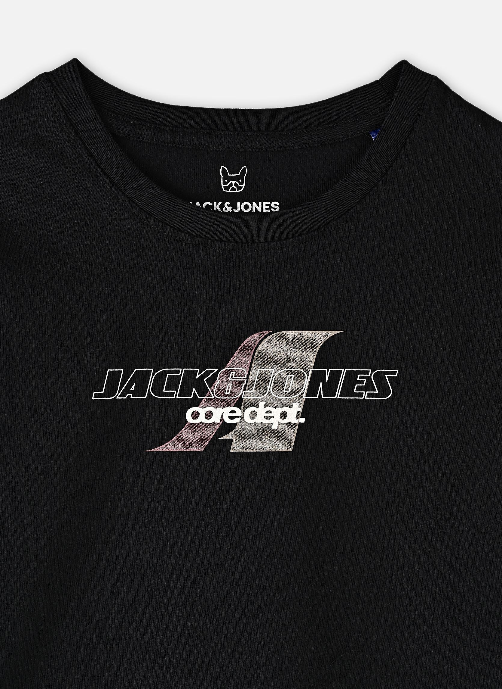 Tee-shirts manches courtes Jcotier Front Print Tee Ss Cn Sn Jnr garçon noir Jack & Jones Tee-shirts manches courtes Jcotier Front Print Tee Ss Cn Sn Jnr garçon noir BLACK