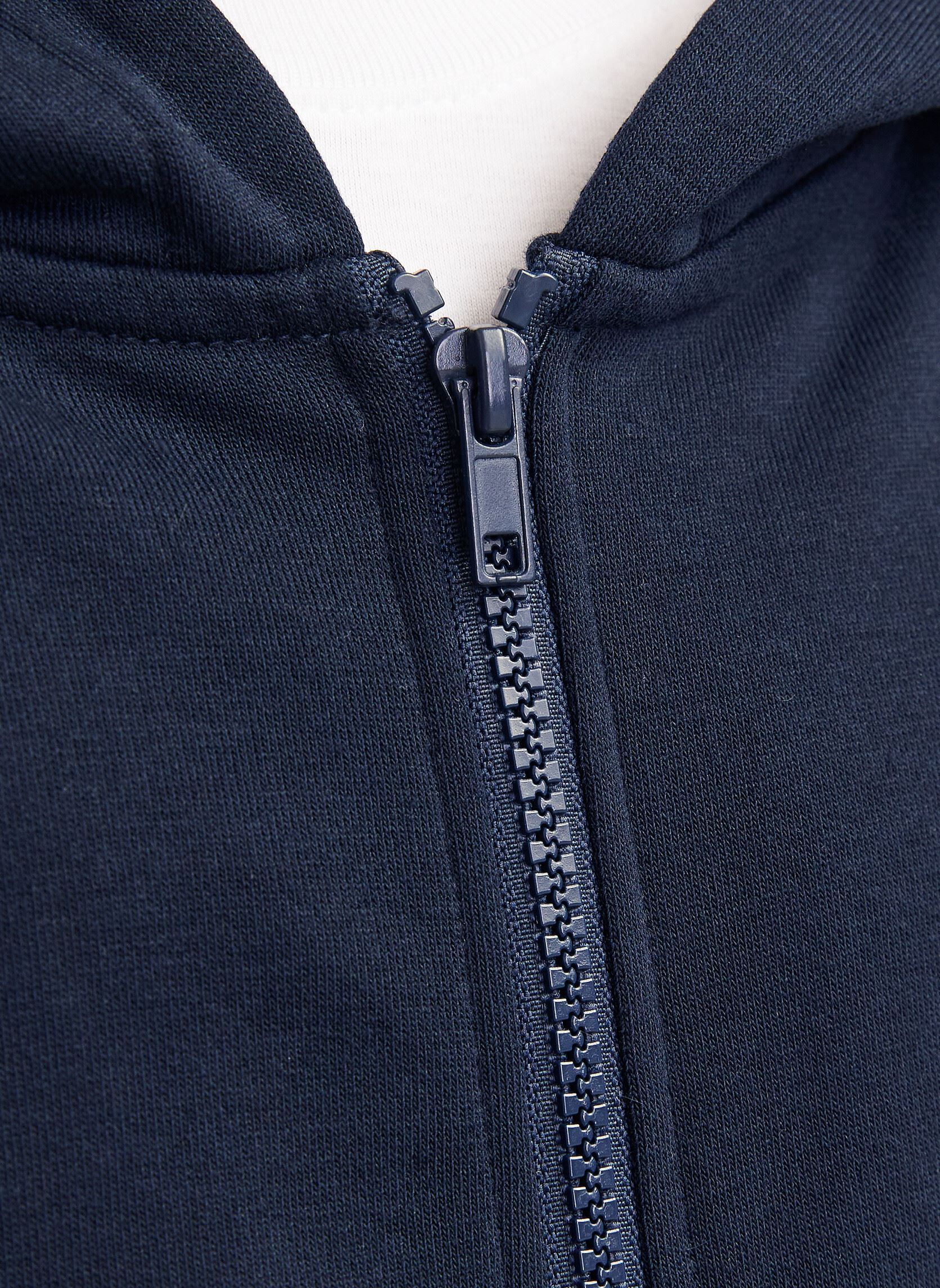 Felpe con zip Jjebradley Sweat Zip Hood Noos Jnr bambino blu Jack & Jones Felpe con zip Jjebradley Sweat Zip Hood Noos Jnr bambino blu NAVY BLAZER
