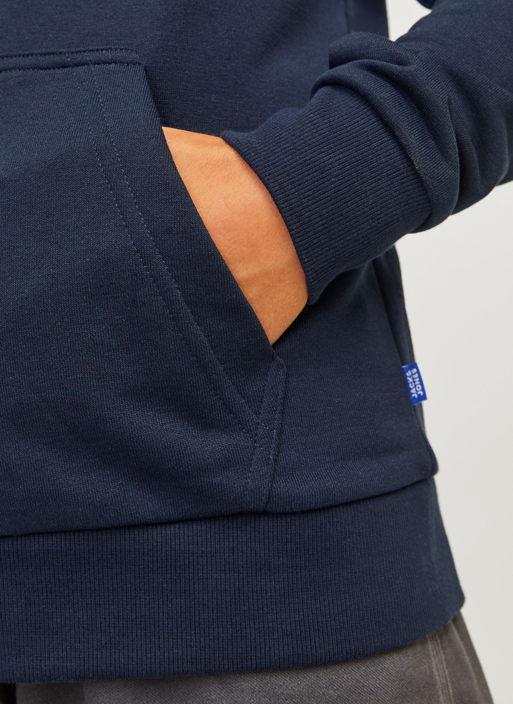 Felpe con zip Jjebradley Sweat Zip Hood Noos Jnr bambino blu Jack & Jones Felpe con zip Jjebradley Sweat Zip Hood Noos Jnr bambino blu NAVY BLAZER