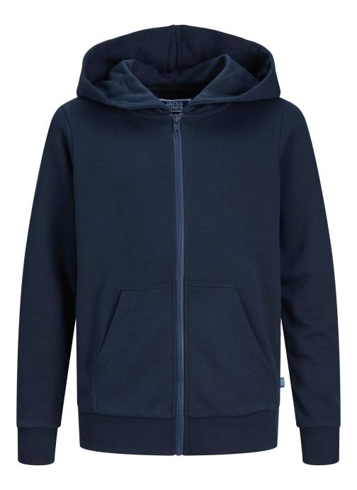 Jack & Jones Sweatshirts mit Reißverschluss Jjebradley Sweat Zip Hood Noos Jnr jungen blau