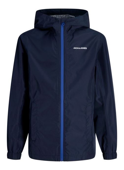 Jack & Jones Giacche impermeabili e a vento Jjeflynn Rain Jacket Sn Jnr bambino blu