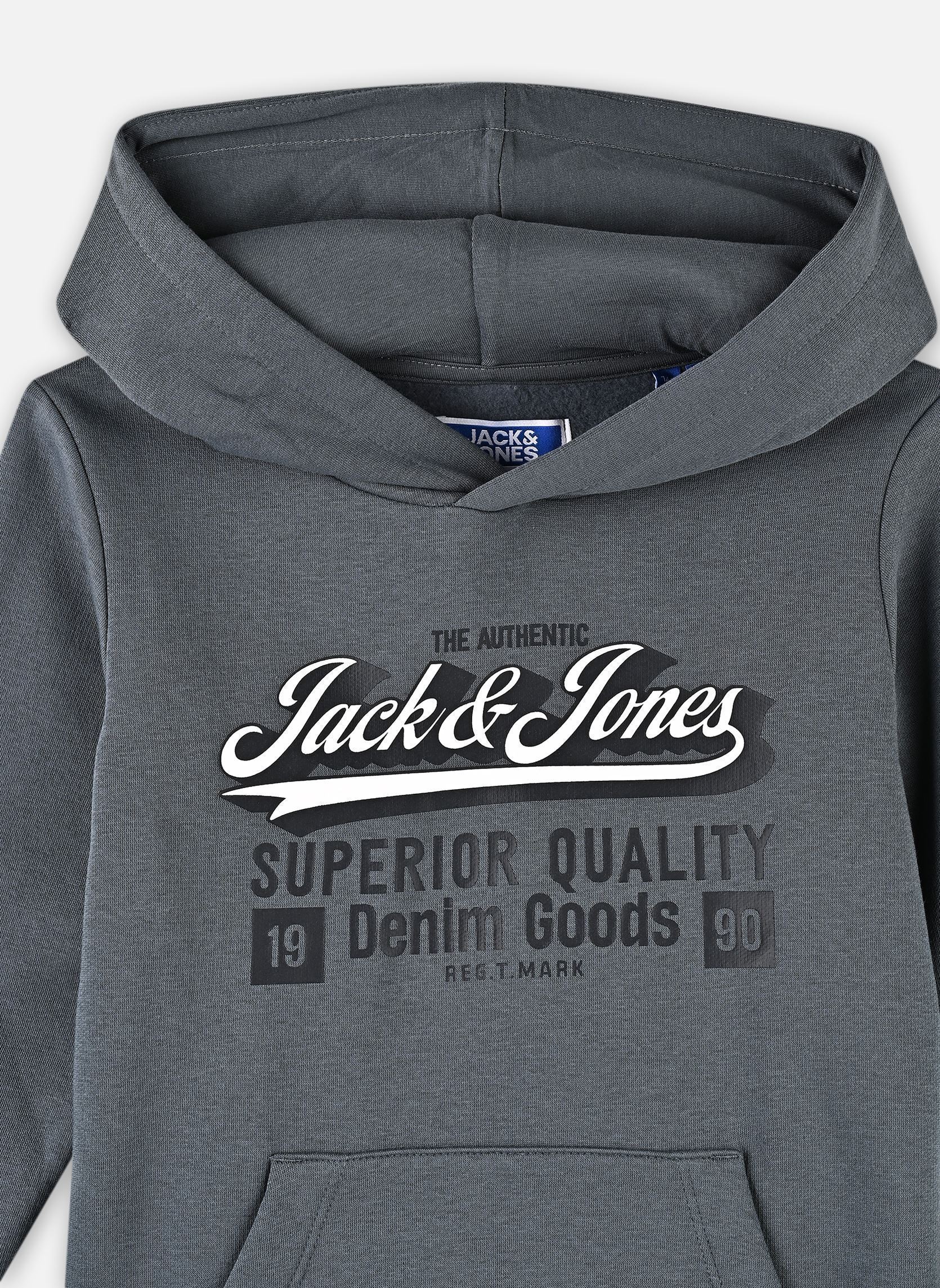 Sweats à capuche Jjelogo Sweat Hood 2 Col 25/26 Noos Jnr garçon gris Jack & Jones Sweats à capuche Jjelogo Sweat Hood 2 Col 25/26 Noos Jnr garçon gris STORMY WEATHER