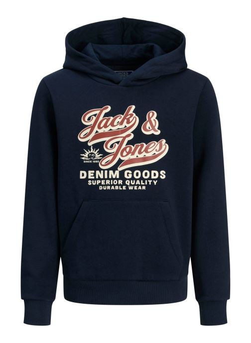 Jack & Jones Hoodies Jjelogo Sweat Hood 2 Col 25/26 Noos Jnr jongens blauw