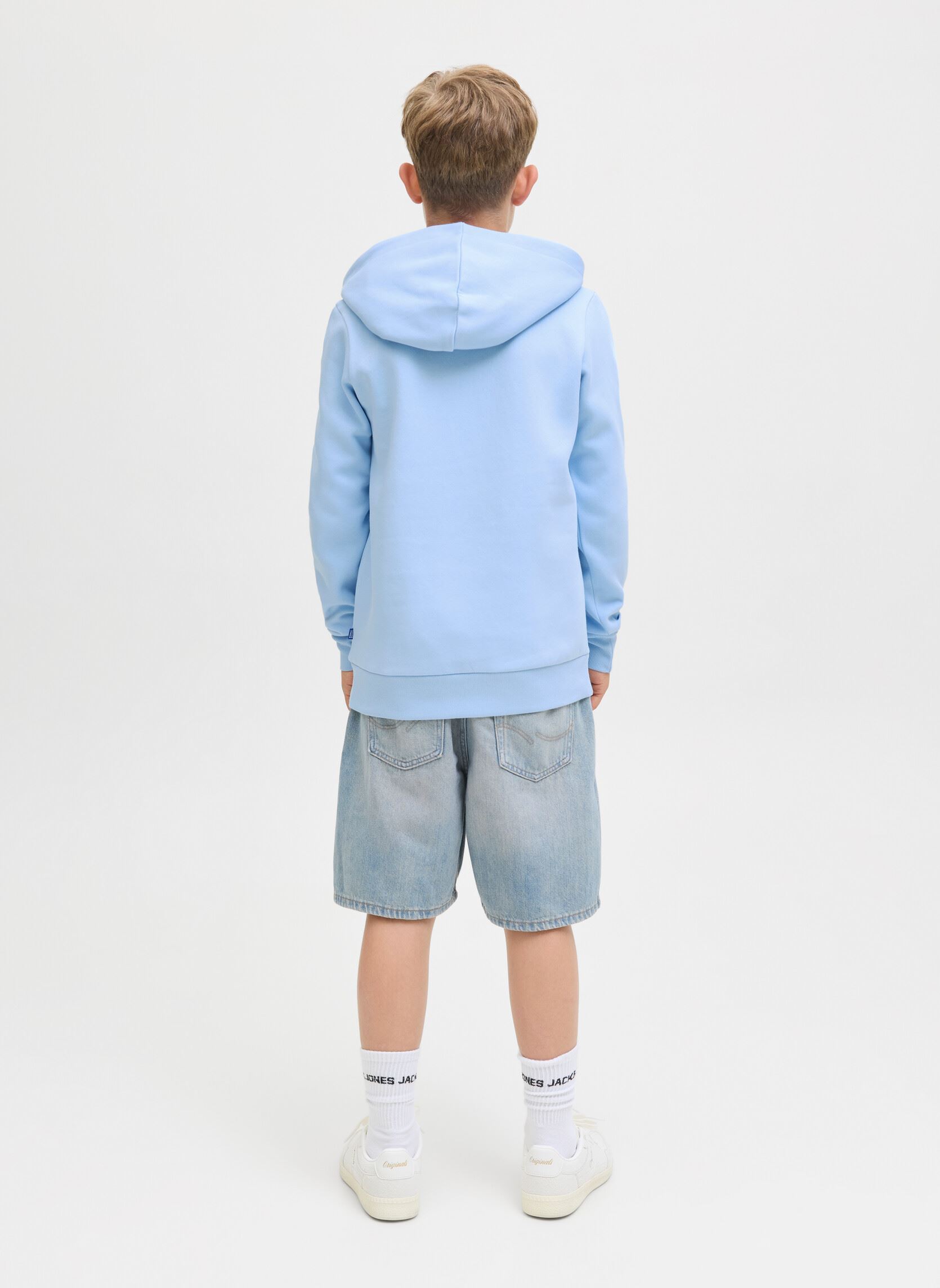 Sweats à capuche Jjelogo Sweat Hood 2 Col 25/26 Noos Jnr garçon bleu Jack & Jones Sweats à capuche Jjelogo Sweat Hood 2 Col 25/26 Noos Jnr garçon bleu CHAMBRAY BLUE