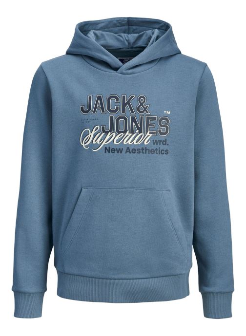 Jack & Jones Kapuzenpullover Jjelogo Sweat Hood 2 Col 25/26 Noos Jnr jungen blau