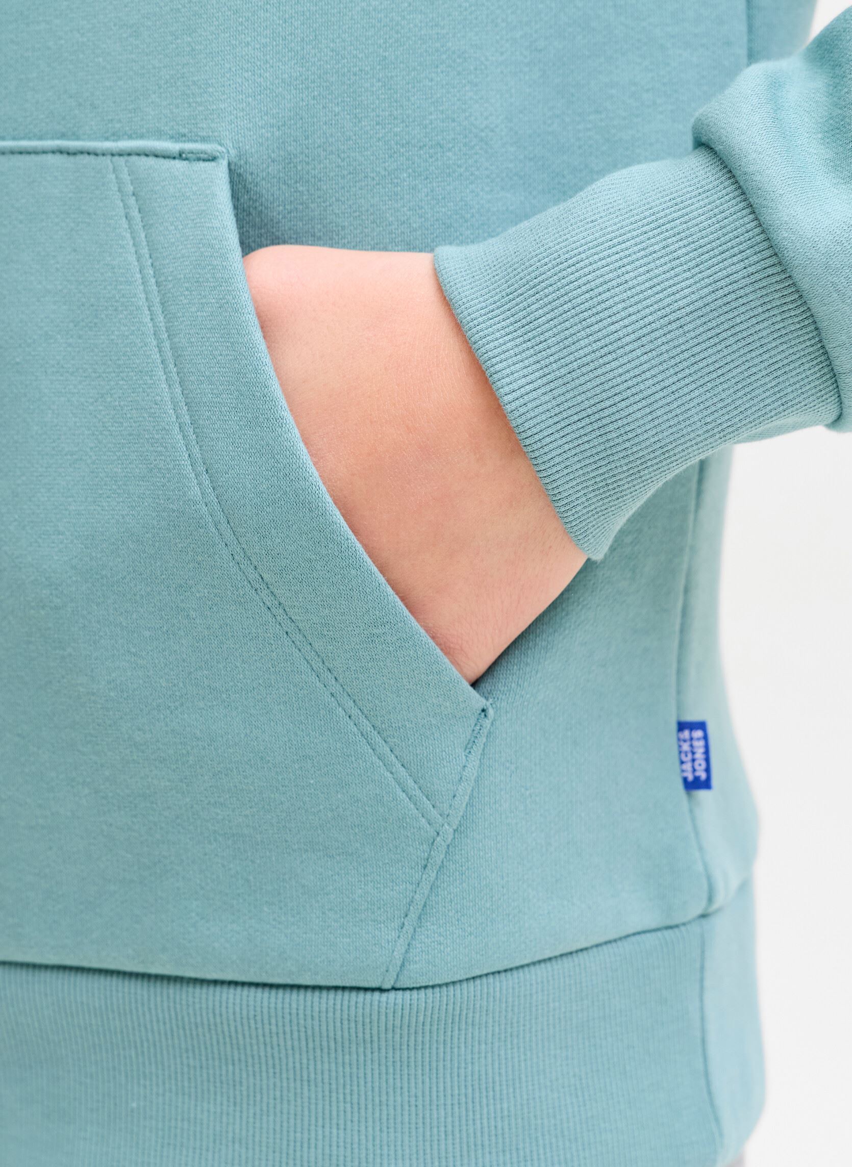 Sweats à capuche Jjelogo Sweat Hood 2 Col 25/26 Noos Jnr garçon bleu Jack & Jones Sweats à capuche Jjelogo Sweat Hood 2 Col 25/26 Noos Jnr garçon bleu MINERAL BLUE