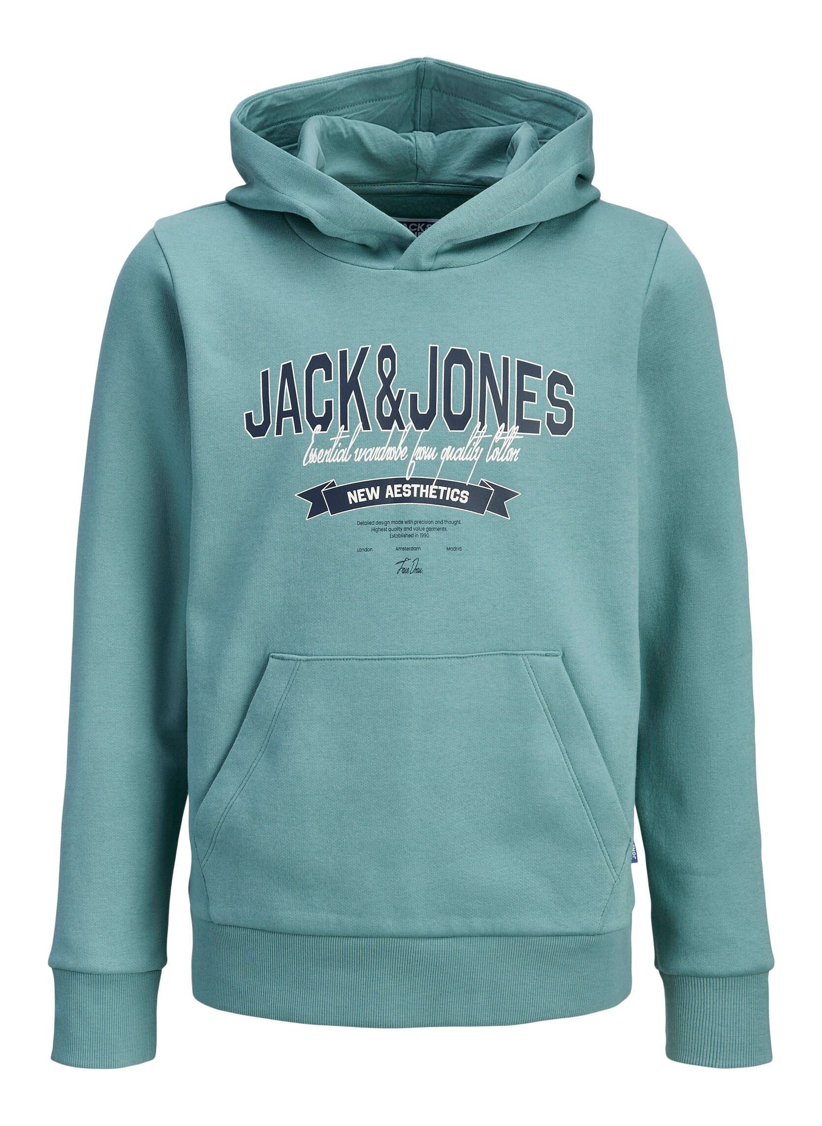 Vêtements Jack & Jones Jjelogo Sweat Hood 2 Col 2526 Noos Jnr pour Enfant