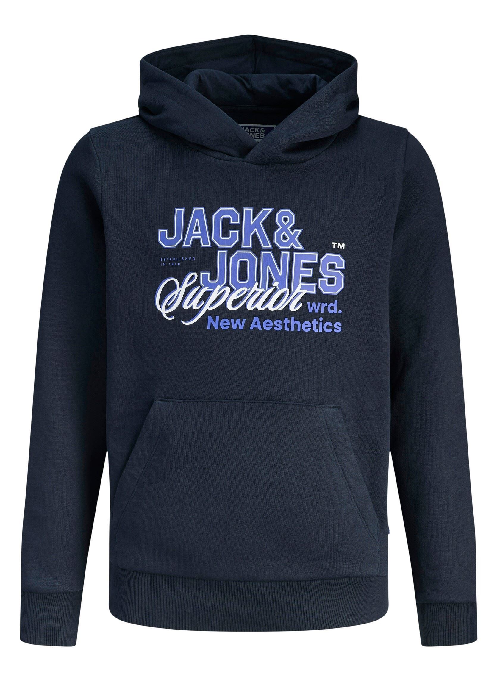 Vêtements Jack & Jones Jjelogo Sweat Hood 2 Col 2526 Noos Jnr pour Enfant - vue 4